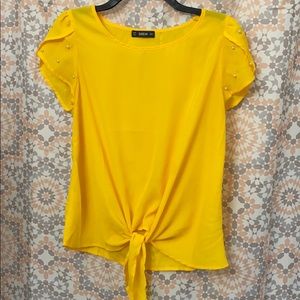 Yellow blouse